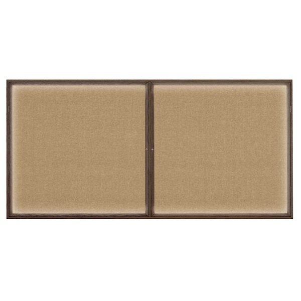 Open Faced Traditional Corkboard, 12x36"